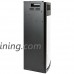 AKDY 28" Curve Glass Freestanding Bedroom 3D Flame Effect 1400W 5200BTU Adjustable Electric Fireplace Heater - B01JBKXYR0